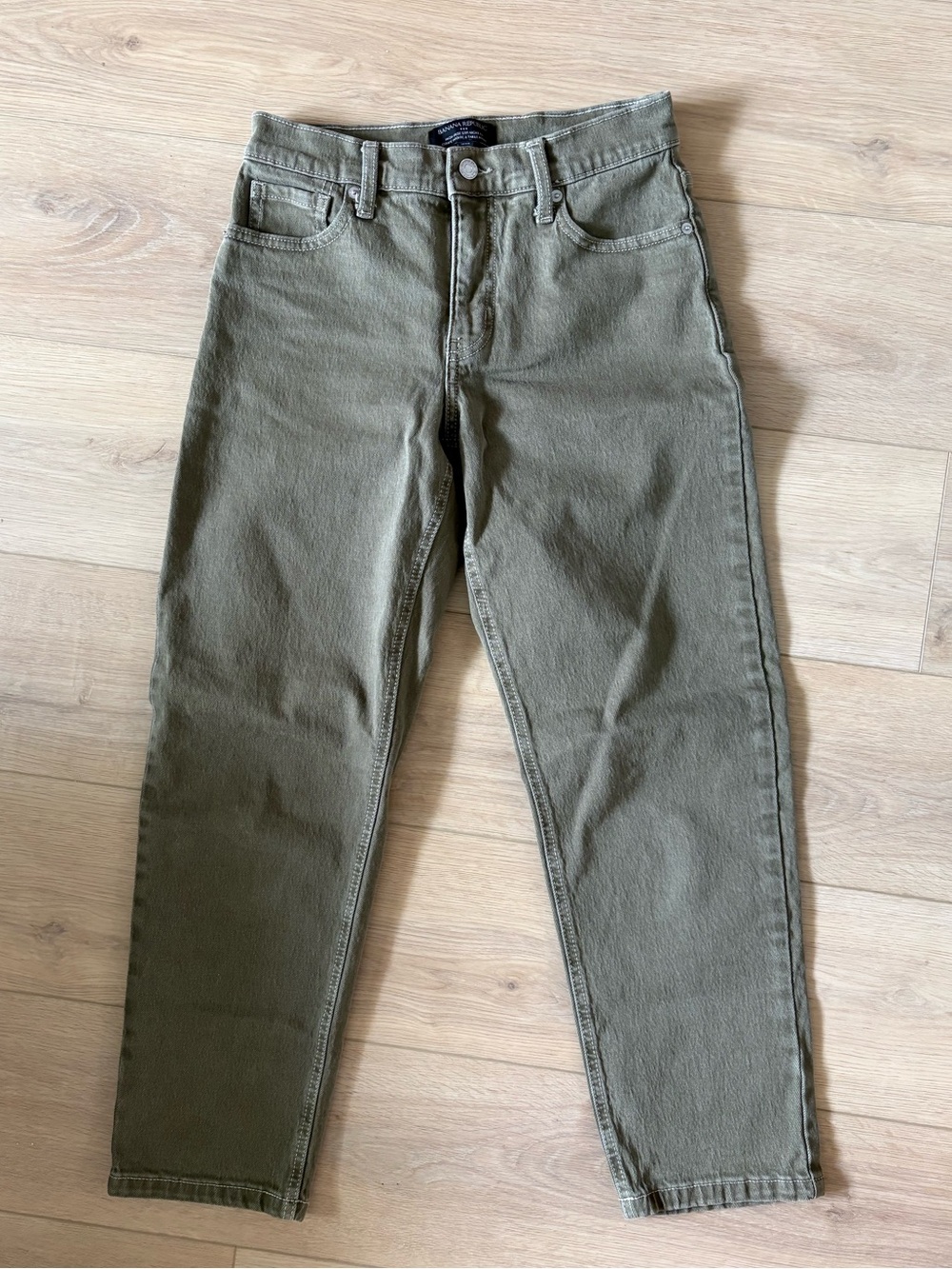 Banana Republic Olive green Straight Jeans